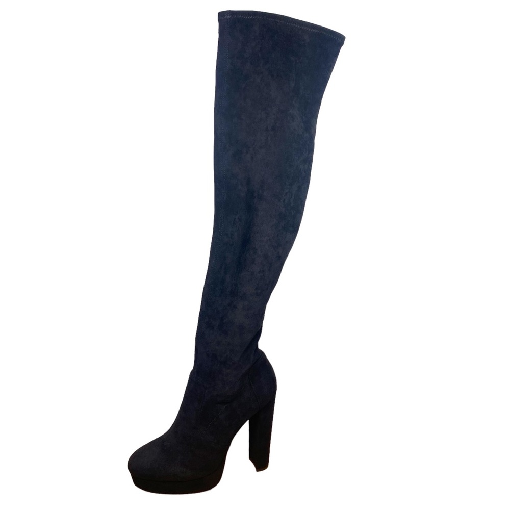 Aldo Cyttaria Women’s Over the knee Suede Boots Black Size 8.5
